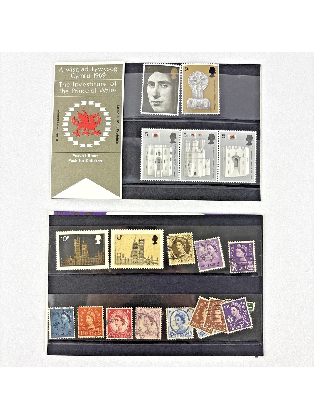 Stamp Lot Great Britain Investiture of Prince of Wales and Others